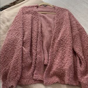 Pink cardigan